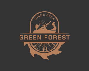 Lumberjack Wood Workshop logo design