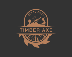 Lumberjack Wood Workshop logo design