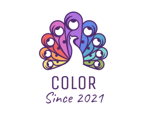 Animal - Colorful Peacock Bird logo design