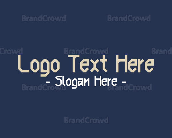 Nordic Clan Text Font Logo