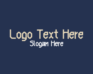 Nordic Clan Text Font Logo
