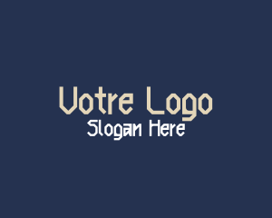 Nordic Clan Text Font Logo