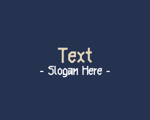 Nordic Clan Text Font logo design