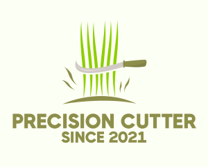 Sickle Grass Cutter  logo design