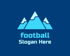 Esports - Blue Snowy Mountain logo design