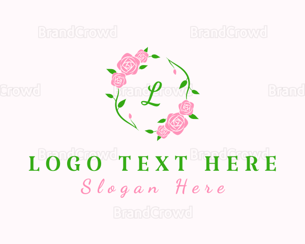 Flower Rose Florist Logo