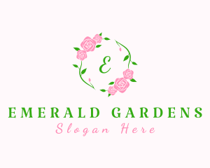 Flower Rose Florist logo design