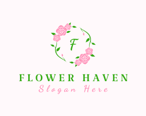 Flower Rose Florist logo design