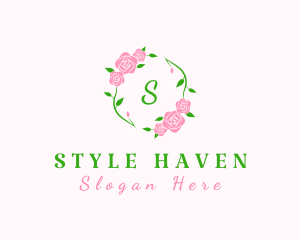 Flower Rose Florist logo design