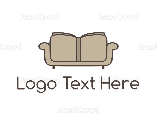 Brown Book Sofa Logo