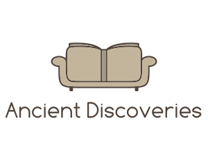 Brown Book Sofa logo design