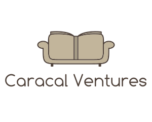 Brown Book Sofa logo design