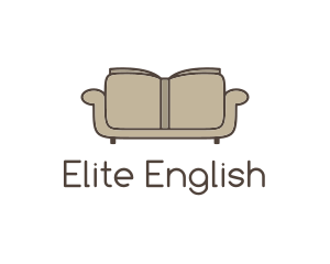 Brown Book Sofa logo design