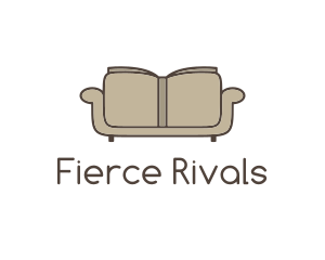 Brown Book Sofa logo design