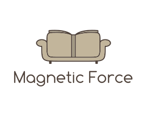 Brown Book Sofa logo design