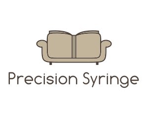 Brown Book Sofa logo design