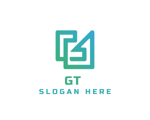 Generic Abstract G Outline logo design