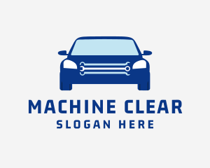 Car Wrench Mechanic logo design