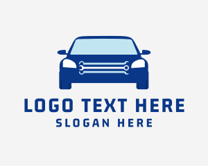 Car Shop - Car Wrench Mechanic logo design
