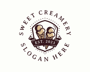 Gelato Ice Cream logo design