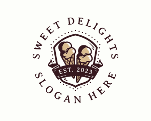 Gelato Ice Cream logo design