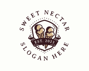 Gelato Ice Cream logo design