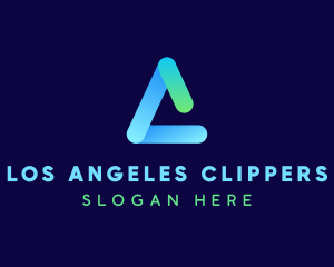 Developer - Startup Triangle Letter A logo design