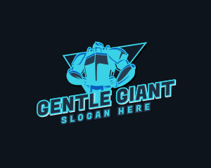 Giant Armor Knight logo design