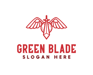 Wing Blade Weapon logo design