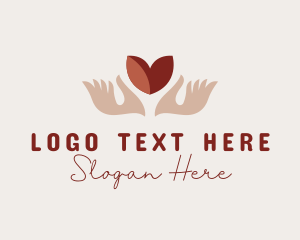 Caregiver - Simple Heart Volunteer Foundation logo design