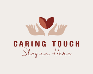 Caregiver - Simple Heart Volunteer Foundation logo design