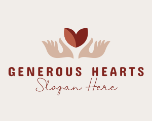 Giving - Simple Heart Volunteer Foundation logo design