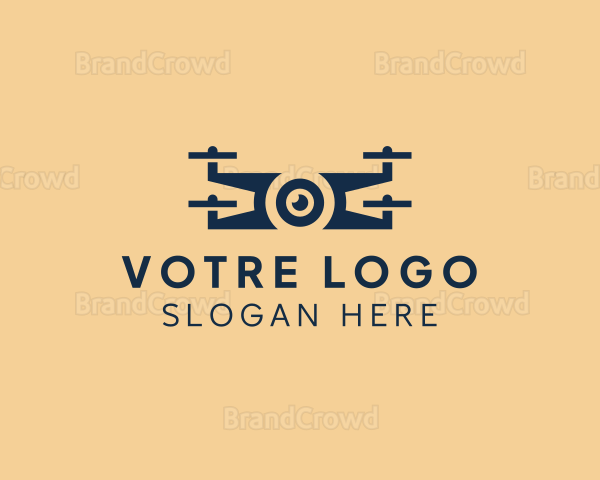 Flying Drone Production Logo