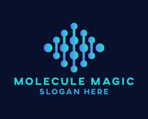 Molecule - Hexagon Science Molecule logo design