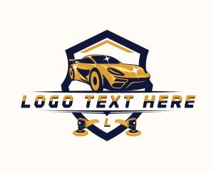 Garage - Polisher Auto Detailing logo design