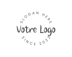 Vlogger - Generic Clothing Business logo design