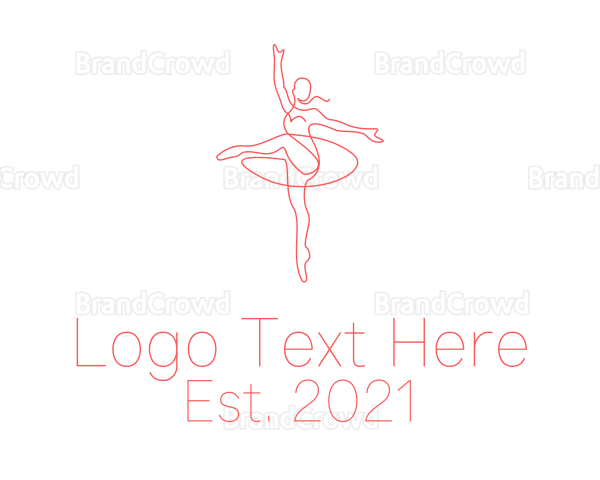 Pink Ballet Instructor Logo