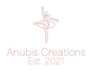 Pink Ballet Instructor  logo design