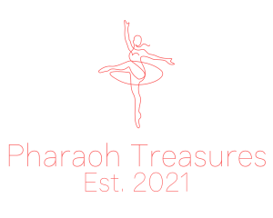 Pink Ballet Instructor  logo design