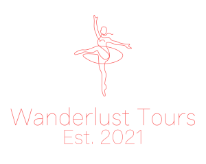 Pink Ballet Instructor  logo design