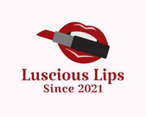 Lips - Lipstick Makeup Lips logo design