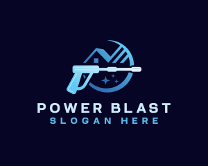 Power Washing Cleaner logo design