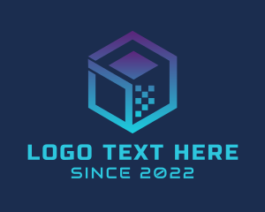 Cube - Digital Gaming Box logo design