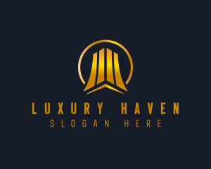 Luxury Building Architecture logo design