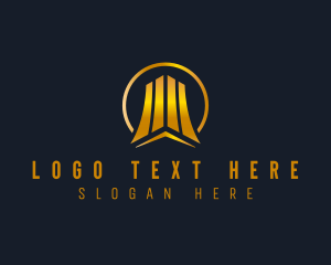 Gold - Luxury Building Architecture logo design