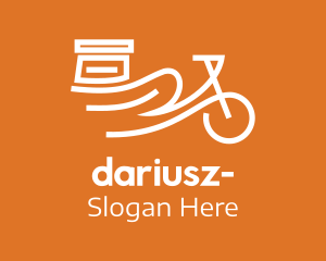 Package Delivery Bike  Logo