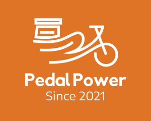 Package Delivery Bike  logo design