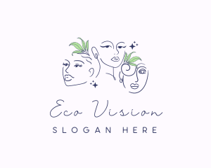 Natural Woman Beauty logo design