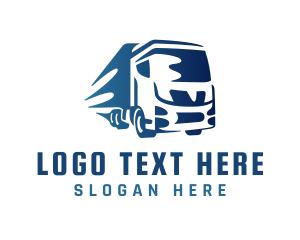 Shipping - Fast Delivery Truck logo design