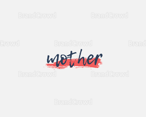 Hipster Brush Brand Logo